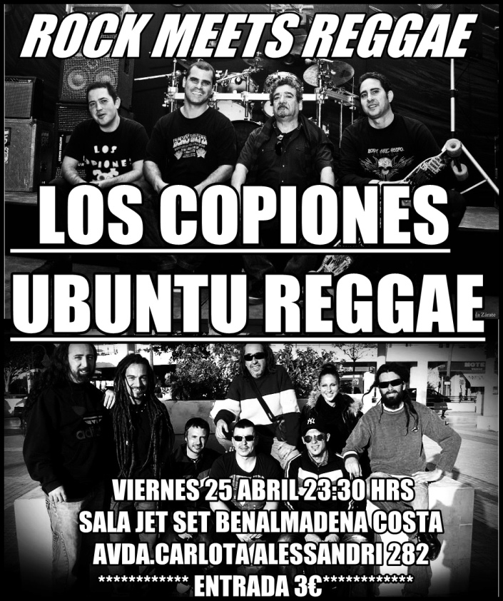 Los Copiones y Ubuntu Reggae en directo!!
